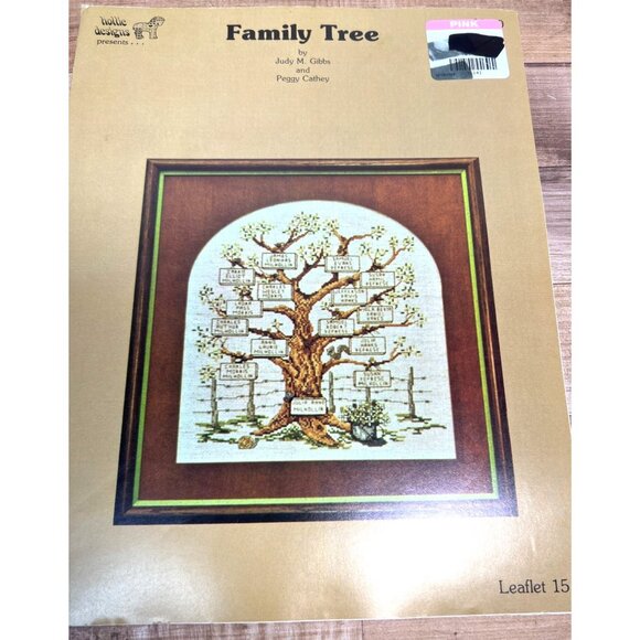 Family Tree Cross-Stitch Pattern Leaflet 15 By Little Stitches - Picture 2 of 3